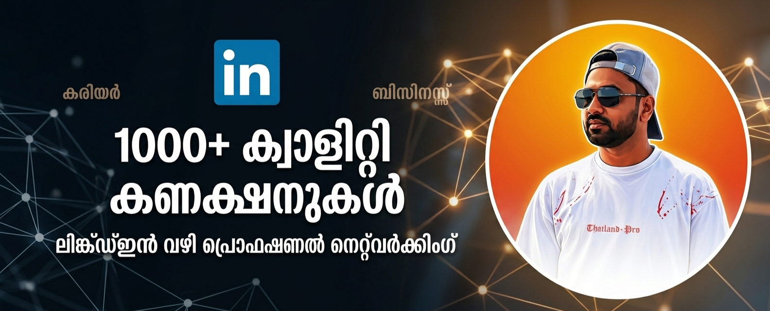 LinkedIn Growth from Zero to 1000+ Connections Strategy Illustration